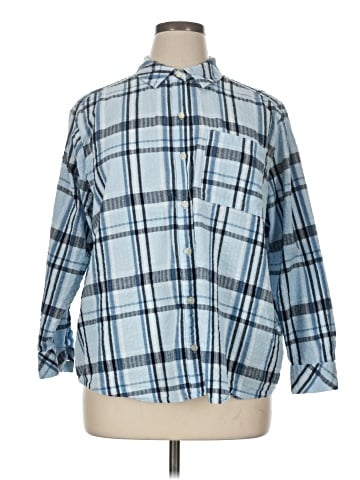 Style&Co Long Sleeve Button-Down Shirt (view 1)