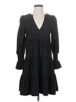 blue dress for baby girl Black Flutter Sleeve Miko Dress main image 1