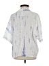Rails Tie-dye Multi Color Blue Short Sleeve Blouse Size XS - photo 2