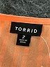 Torrid Orange Short Sleeve Blouse Size 2X Plus (2) - photo 7