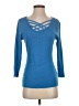 Cyrus Blue 3/4 Sleeve Top Size S - photo 1