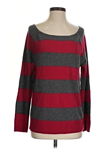 Aqua Cashmere Pullover Sweater (view 1)
