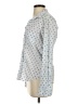 Frank & Eileen Polka Dots Blue Long Sleeve Blouse Size S - photo 5