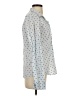 Frank & Eileen Polka Dots Blue Long Sleeve Blouse Size S - photo 4