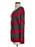 Aqua 100% Cashmere Stripes Red Cashmere Pullover Sweater Size XS - photo 5