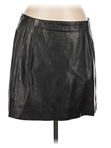 Vince. Leather Skirt (view 1)