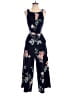 Wilfred 100% Polyester Floral Blue Jumpsuit Size 4 - photo 1