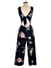 Wilfred 100% Polyester Floral Blue Jumpsuit Size 4 - photo 2