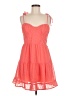 Wild Fable 100% Polyester Hearts Orange Cocktail Dress Size M - photo 1