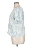 Basic Editions Floral Blue Short Sleeve T-Shirt Size XL - photo 5