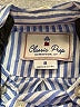 Classic Prep 100% Cotton Stripes Blue Long Sleeve Button-Down Shirt Size 8 - photo 3