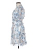 Unbranded Print Blue Cocktail Dress Size S - photo 5