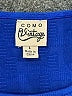 Como Vintage Solid Blue Casual Dress Size L - photo 7
