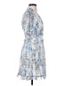 Unbranded Print Blue Cocktail Dress Size S - photo 4