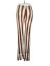 Unbranded 100% Polyester Chevron-herringbone Brown Casual Pants Size XL - photo 2