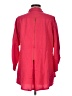 Soft Surroundings Solid Red 3/4 Sleeve Button-Down Shirt Size M - photo 2