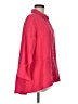 Soft Surroundings Solid Red 3/4 Sleeve Button-Down Shirt Size M - photo 4