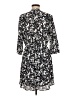 Xhilaration 100% Polyester Print Black Casual Dress Size M - photo 2