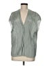 Vince. Gray Green Sleeveless Blouse Size M - photo 1
