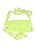 Vestique Solid Green Swimsuit Top Size M - photo 2