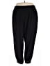Shein Curve 100% Polyester Solid Black Casual Pants Size 4XL - photo 1
