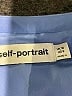 Self-Portrait 100% Polyester Solid Blue Casual Dress Size 6 - photo 13