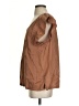 Dylan 100% Cotton Brown Short Sleeve Blouse Size XS - photo 5