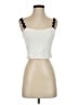 Thirty/Thirty 100% Polyester Ivory Tank Top Size S - photo 1