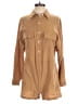 Unbranded 100% Cotton Tan Romper Size S - photo 1