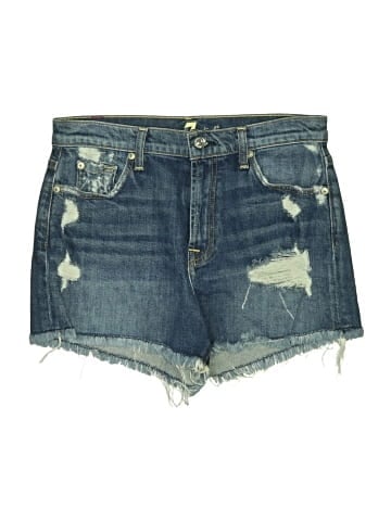 7 For All Mankind Denim Shorts (view 1)