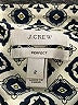 J.Crew 100% Cotton Print Ivory Long Sleeve Blouse Size 2 - photo 7