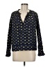 Point Sur Blue Long Sleeve Blouse Size M - photo 1