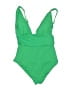 Melissa Odabash 100% Elastane Solid Green One Piece Swimsuit Size 8 - photo 2