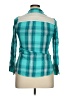 Mudd Plaid Teal Long Sleeve Button-Down Shirt Size 16 - photo 2