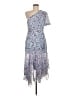 ASTR The Label 100% Polyester Floral Blue Cocktail Dress Size M - photo 1