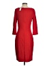 Express Solid Red Casual Dress Size S - photo 2
