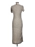 Shein Tweed Silver Casual Dress Size L - photo 2