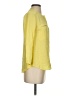 Theory 100% Silk Yellow 3/4 Sleeve Silk Top Size 00 - 0 - photo 4