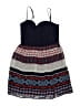 City Triangles 100% Polyester Print Blue Dress Size 9 - photo 1