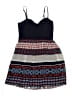 City Triangles 100% Polyester Print Blue Dress Size 9 - photo 2
