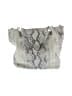 MICHAEL Michael Kors Animal Print Gray Leather Satchel One size - photo 3