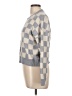 Sincerely Jules Checkered-gingham Gray Pullover Sweater Size L - photo 5