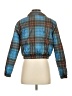 Wild Fable 100% Polyester Plaid Blue Jacket Size S - photo 2