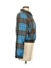 Wild Fable 100% Polyester Plaid Blue Jacket Size S - photo 4