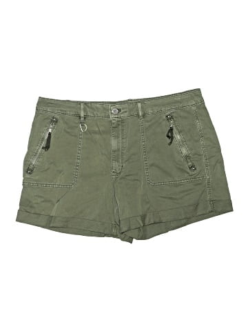 White House Black Market Khaki Shorts (view 1)