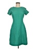 Assorted Brands Solid Green Casual Dress Size 6 - photo 1