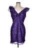 NBD 100% Polyester Purple Cocktail Dress Size L - photo 1