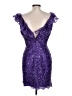NBD 100% Polyester Purple Cocktail Dress Size L - photo 2
