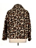J.Crew 100% Polyester Animal Print Brown Faux Fur Jacket Size XL - photo 2