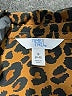Time and Tru 100% Polyester Animal Print Brown Long Sleeve Blouse Size S - photo 7